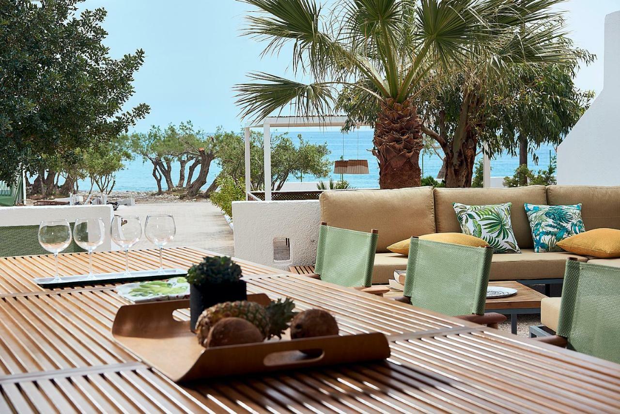 Beachfront Villa On Crete - Kirvas, Member Of Pelagaios Villas Koutsounari Exterior foto