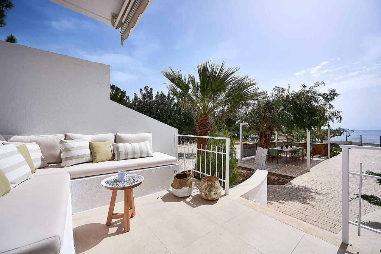 Beachfront Villa On Crete - Kirvas, Member Of Pelagaios Villas Koutsounari Exterior foto