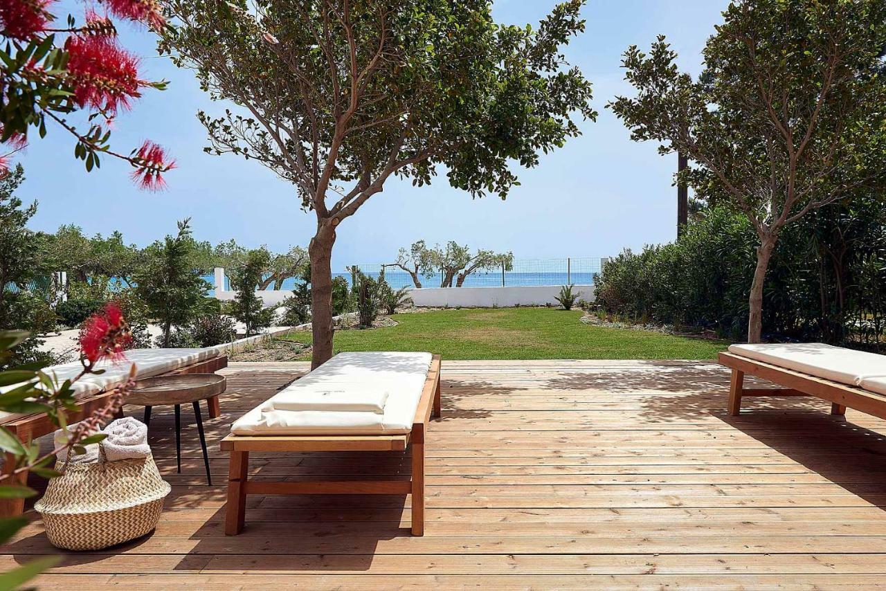 Beachfront Villa On Crete - Kirvas, Member Of Pelagaios Villas Koutsounari Exterior foto