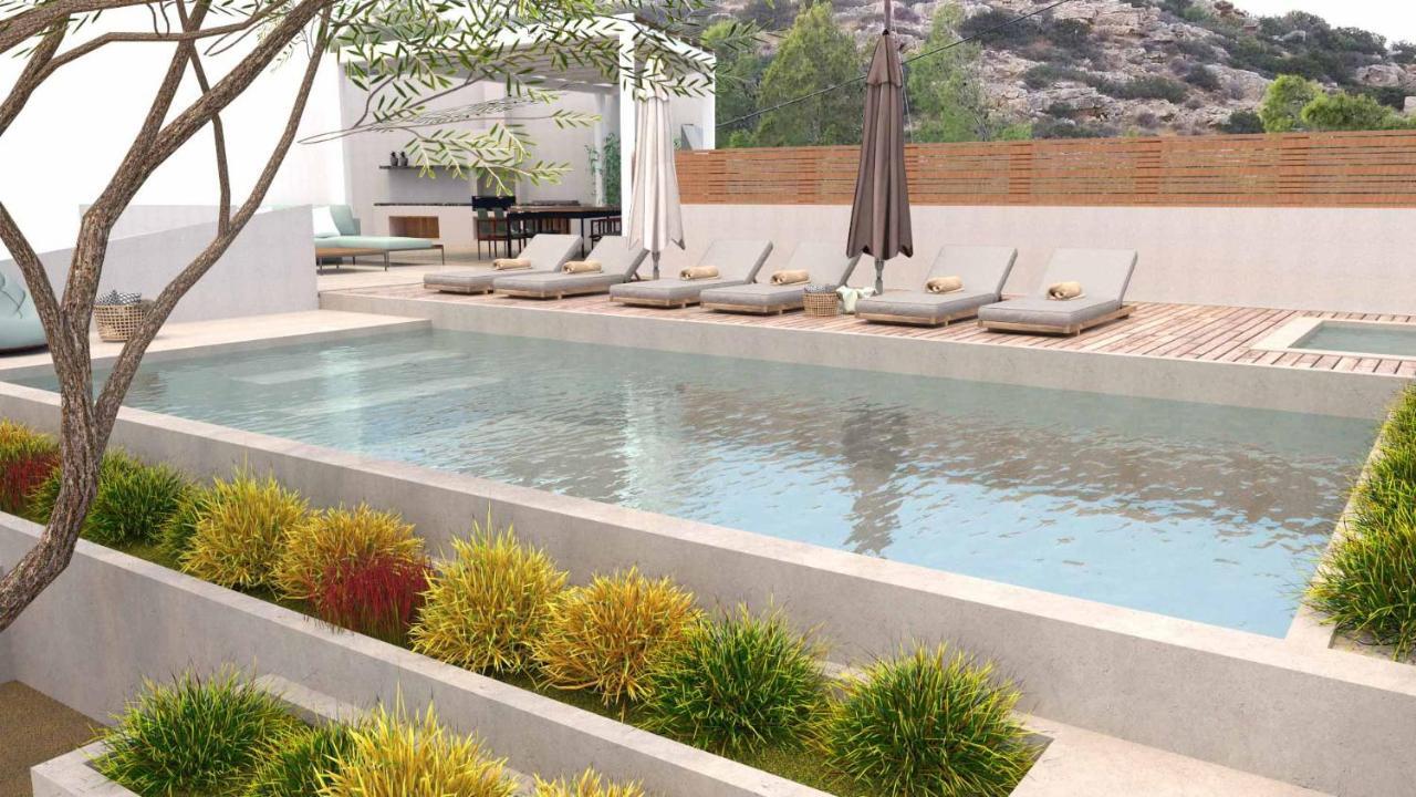 Beachfront Villa On Crete - Kirvas, Member Of Pelagaios Villas Koutsounari Exterior foto